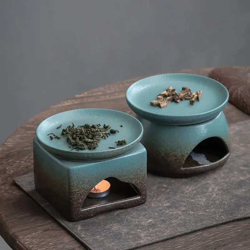 Keramik-Räucherstäbchenhalter mit Farbwechsel-Effekt für Tee, Duftpulver und Aromatherapie-Zubehör