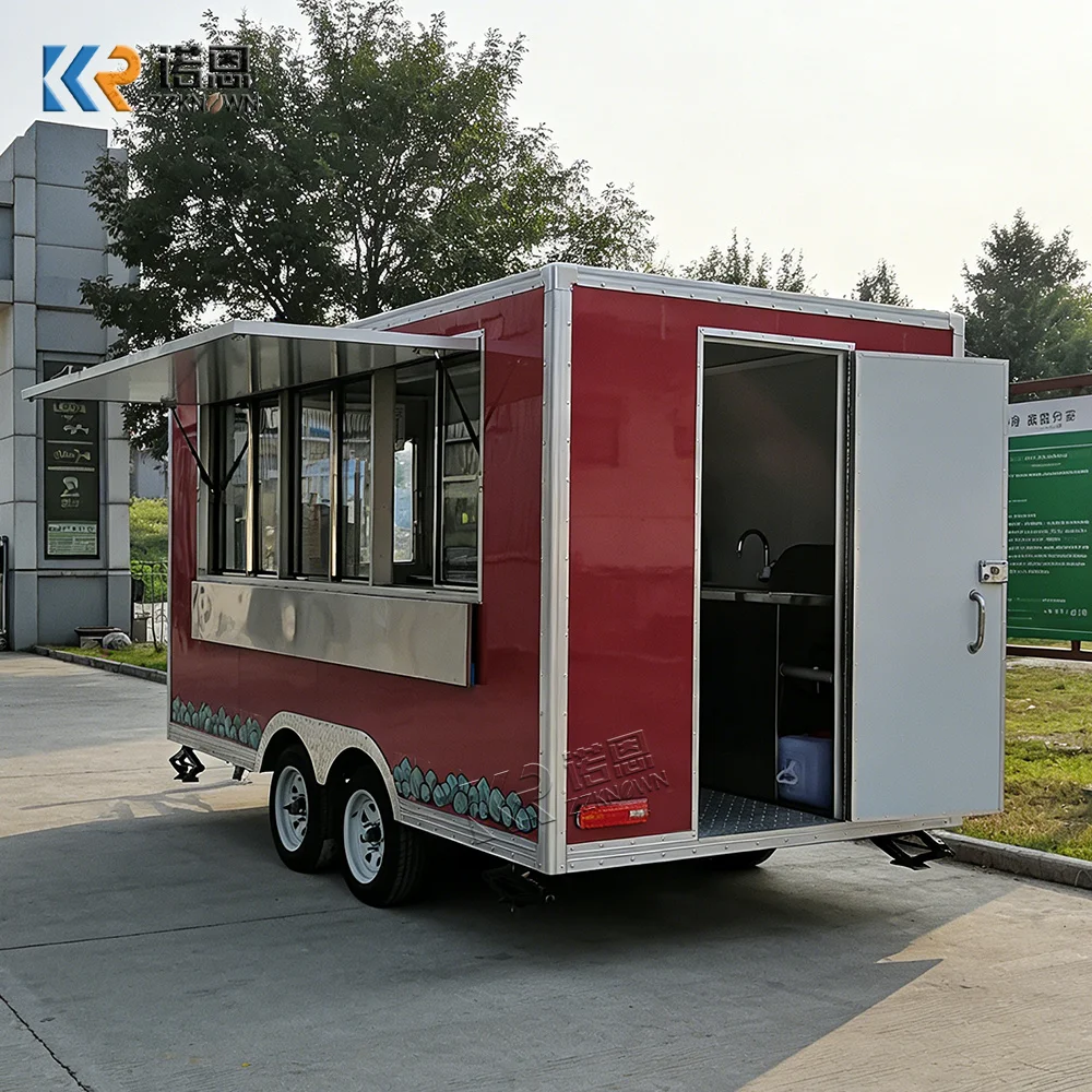 

New Customised Mobile Food Truck | Kebab Mobile Food Cart & Mobile Kitchen Concession Trailer
