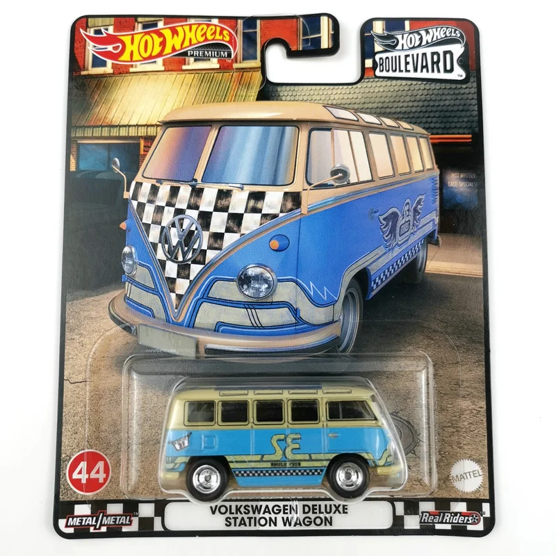 Hot Wheels Boulevard  VOLKSWAGEN DELUXE STATION WAGON 1/64 Collection Metal Die-Cast Car GJT68