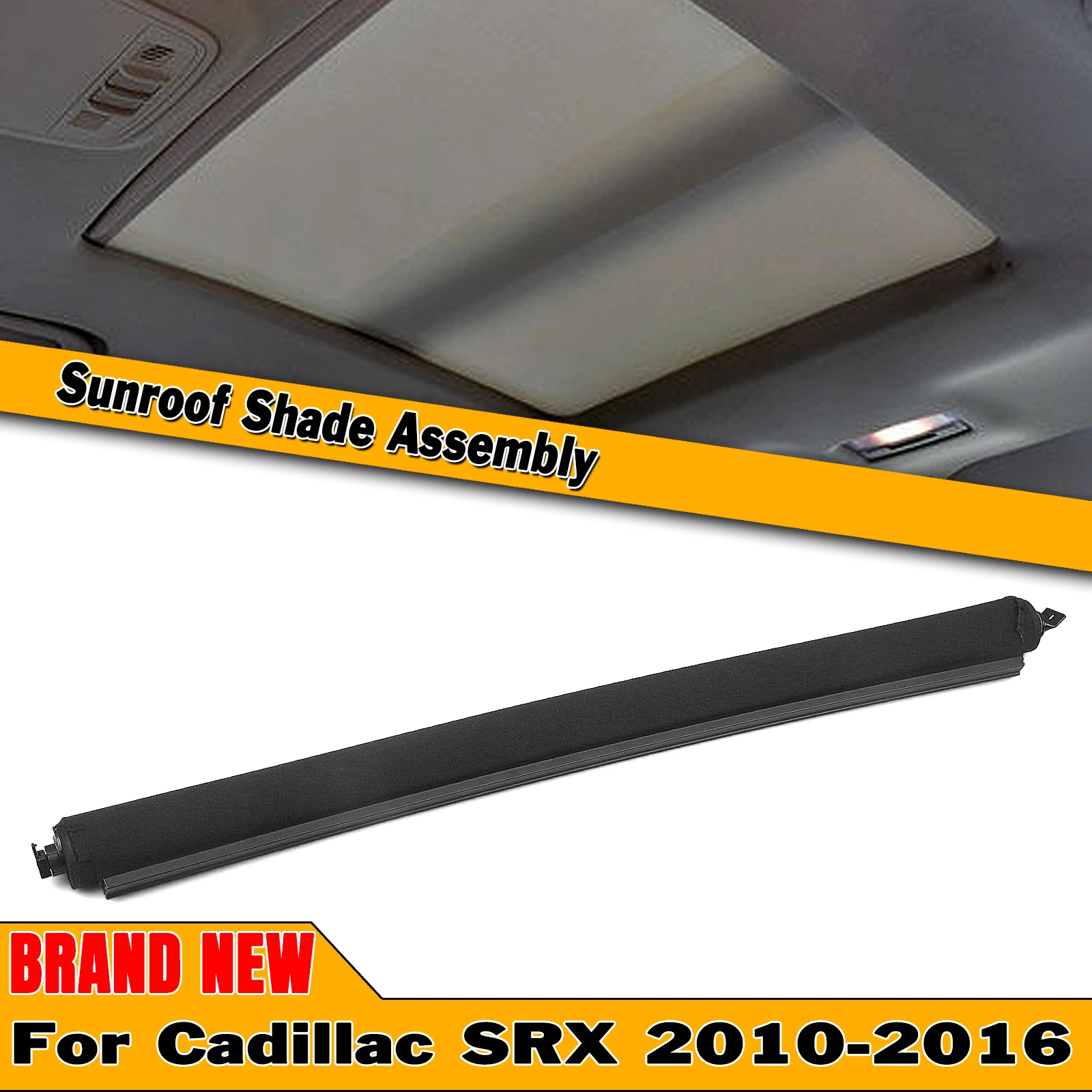 For Cadillac SRX 2010-2016 Sunroof Curtain Cloth 25964410 Car Dome Sun Roof Window Roller Blind Shade Cover Sunshade Assembly