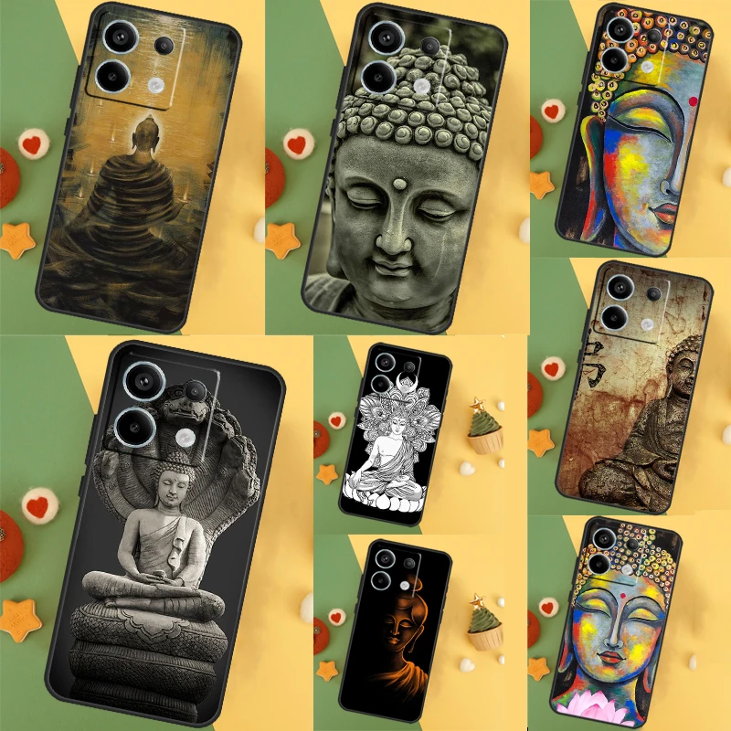  Gautama Buddha Case For Xiaomi Redmi 13C 12 12C 9C 10C Redmi Note 11 12 13 Pro 9 10 10S 11S 12S Back Cover