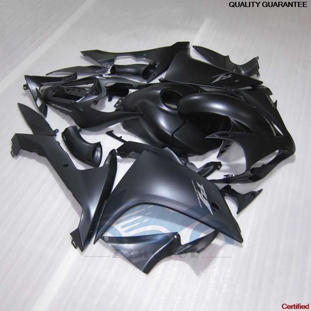 Perfect Fit for YAMAHA R1 2007 2008 YZFR1 07-08 Motorcycle Fairing Kit Change Bodykit Matte Black