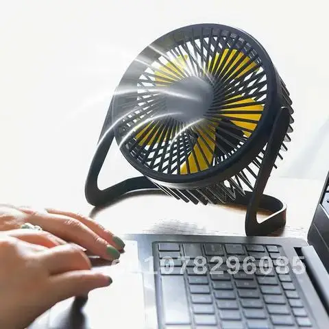 Mini USB Desk Fan, Office Portable Fans, Cooler, Cooling Desktop, Mute, Silent, Universal for Car, Notebook, Computer, Student F