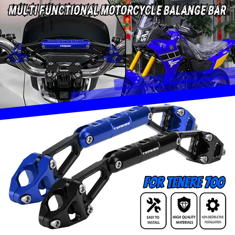 For Yamaha Tenere 700/World Raid/XTZ700/SP Motorcycle Accessories Balance Bar Handlebar Crossbar Levers Phone Holder
