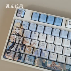 Teclado mecánico Mingchao: teclas táctiles con patrón artístico