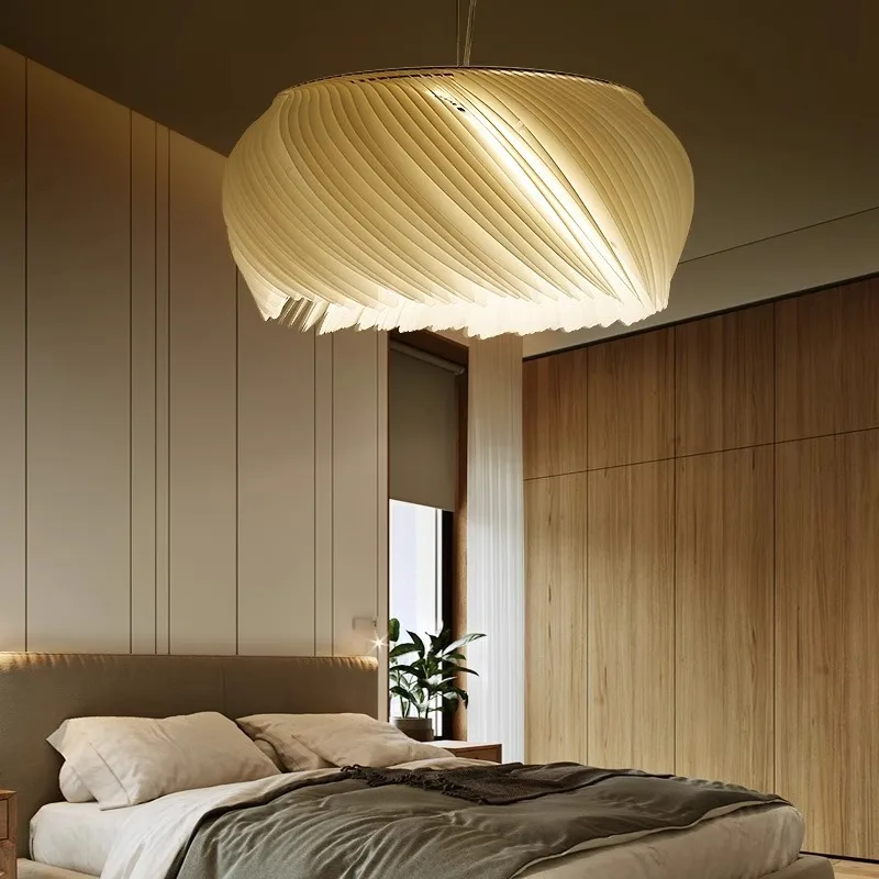 Postmodern Creative Nordic Minimalist Metal Glass LED Pendant Light Dining Room Bedroom Home Decor