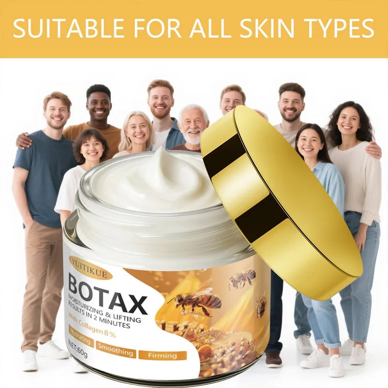 كريم ثبات YUITIKUE BOTAX 60 جرام - رفع ومرطب لمدة دقيقة، 8% كولاجين، نسيج حليبي حريري، لطيف وآمن