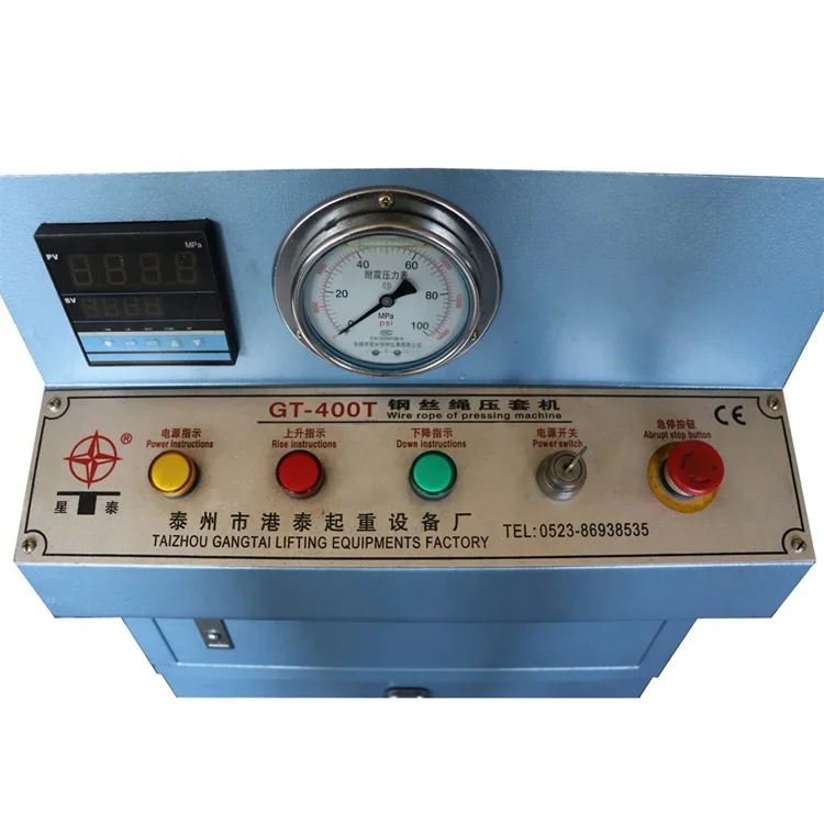 400T Draad Kabel Hydraulische Kabel Ring Sling Pers