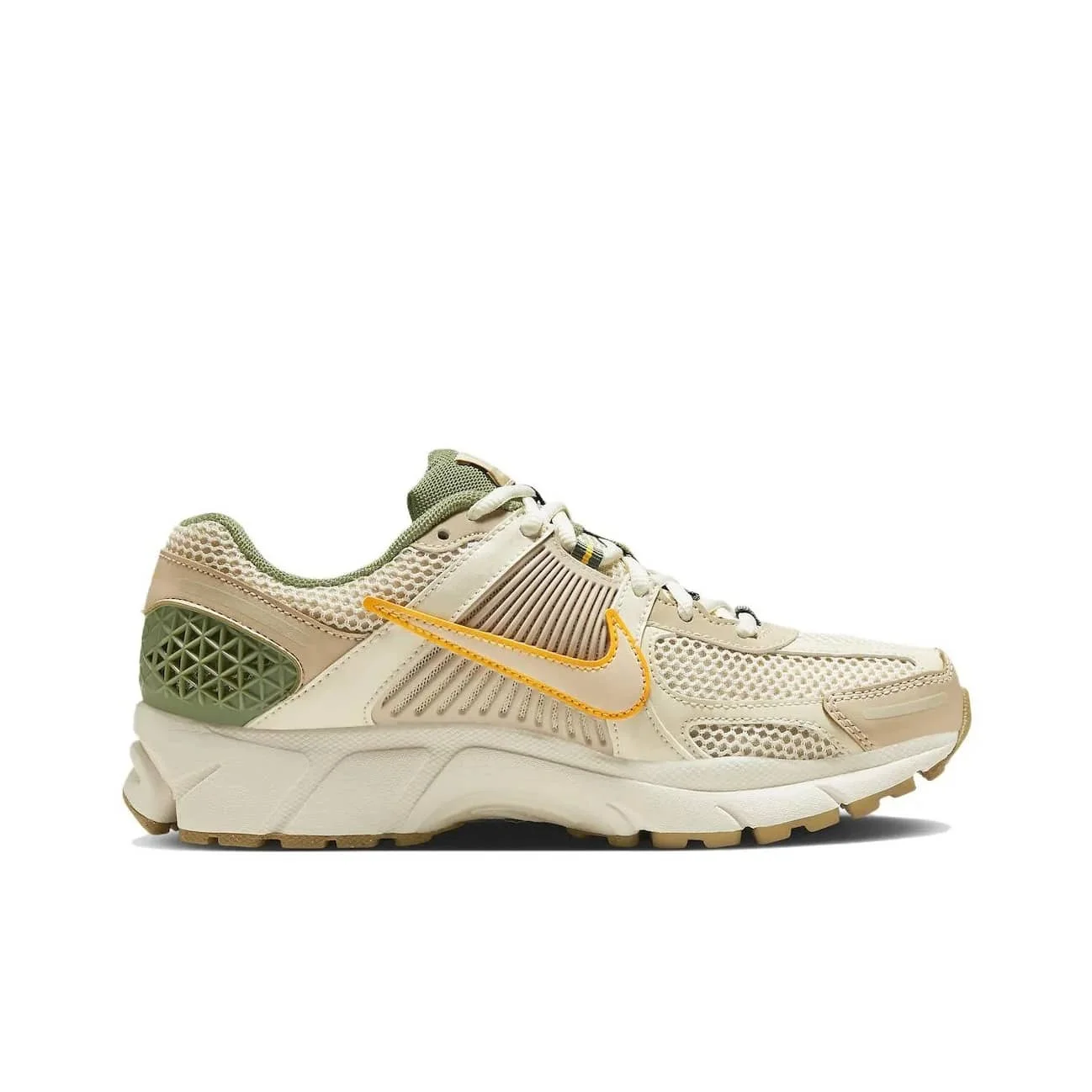Nike Zoom Vomero 5 Low-Top Running Shoes Women's Off-White/Yellow-Green FQ6868-181