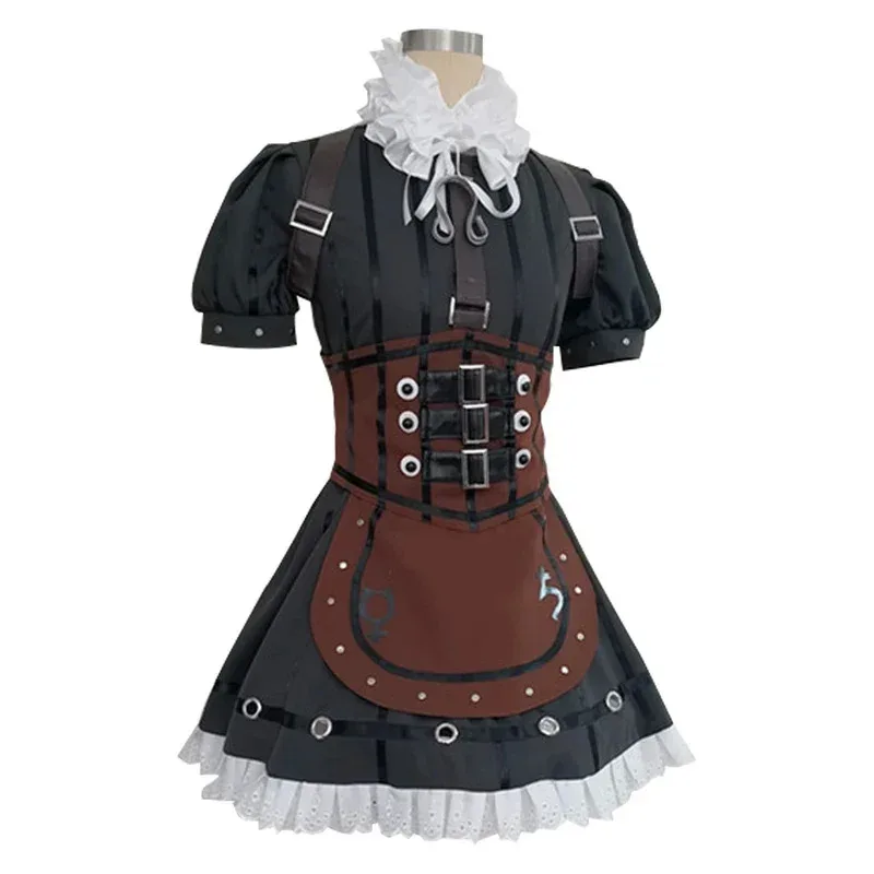 لعبة أليس الجنون يعود أزياء تنكرية أليس فستان البخار الزي ملابس حفلات الهالوين بدلة مخصصة عالية التخفيض