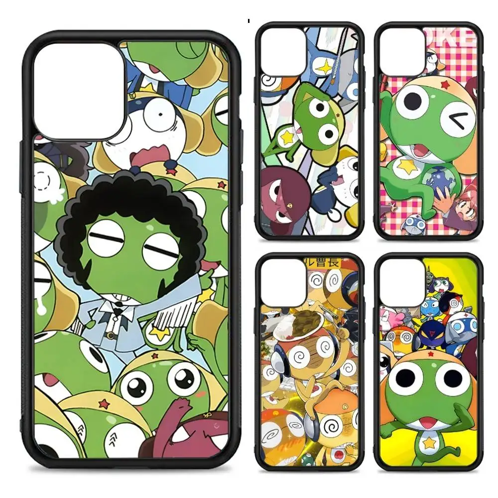 

Keroro Frog Cool For IPhone 11 12 13 14 15 16 17 Pro Max Plus TPU+PC Shockproof Back Phone Cases