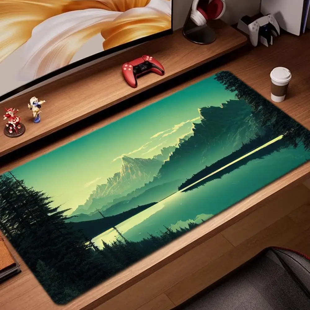 

Hubo Mouse Pad Game Accessories keyboard pad XXL large locking edge 900X400 mm table mat Gaming mousepad