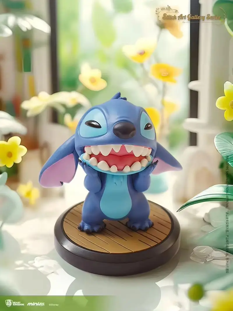 New In Stock Beast Kingdom Disney Interstellar Baby Stitch Art Museum Stitch Blind Box Toy Gift