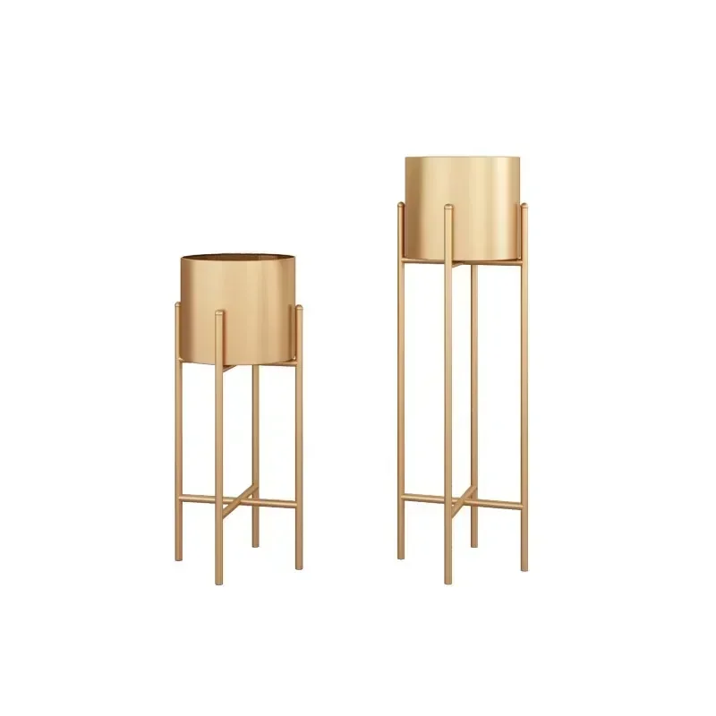 

Скандинавская стойка для цветов в гостиной, место для хранения на балконе в помещении, современная минималистичная железная зеленая стойка для цветочных горшков