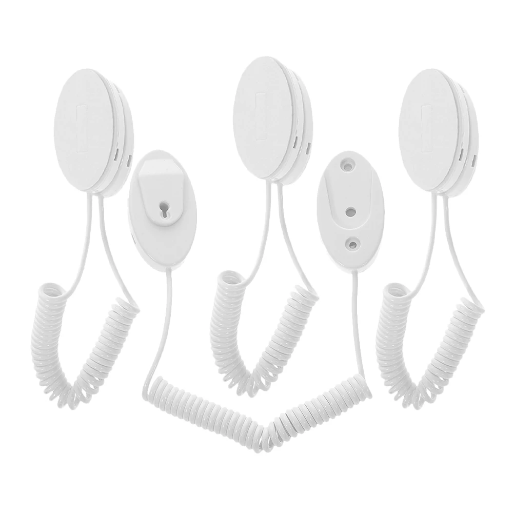 

4pcs Anti-lost Hooks Lanyards Remote Control Tether Holder Security Cable Leash Universal Design Portable Storage