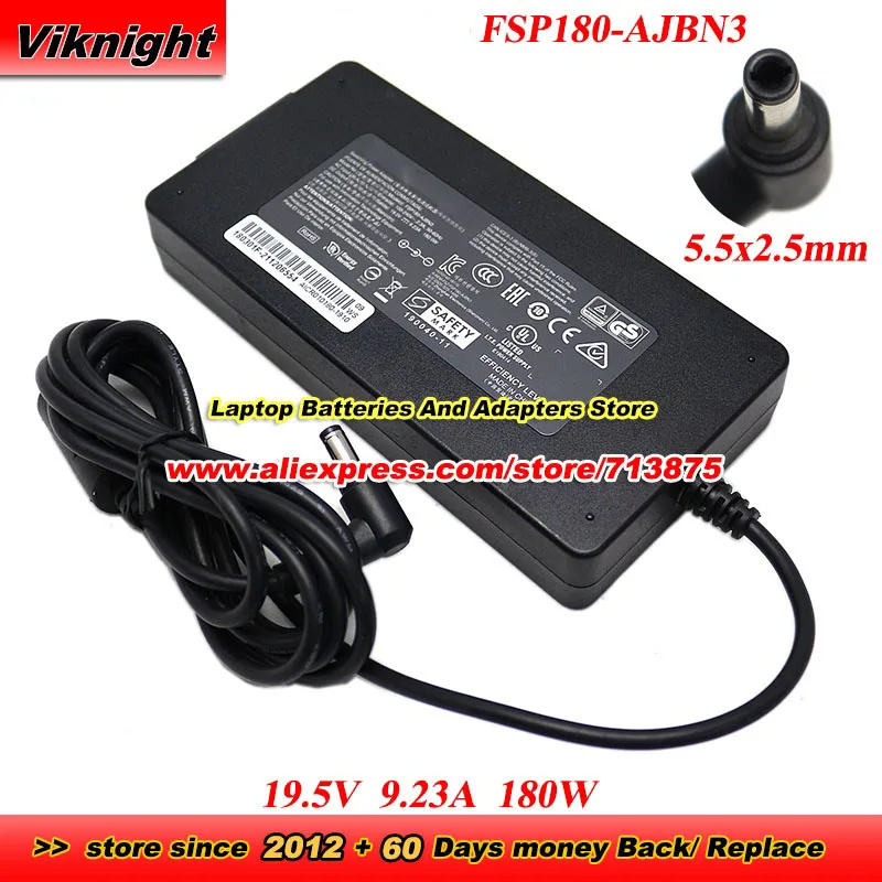 FSP180-AJBN3 19.5V 9.23A 180W AC Adapter for TONGFANG XNE15E19 for ELUKTRONICS MAG-15 for EVOO EG-LP5-BK ZEUS 17R for aftershock