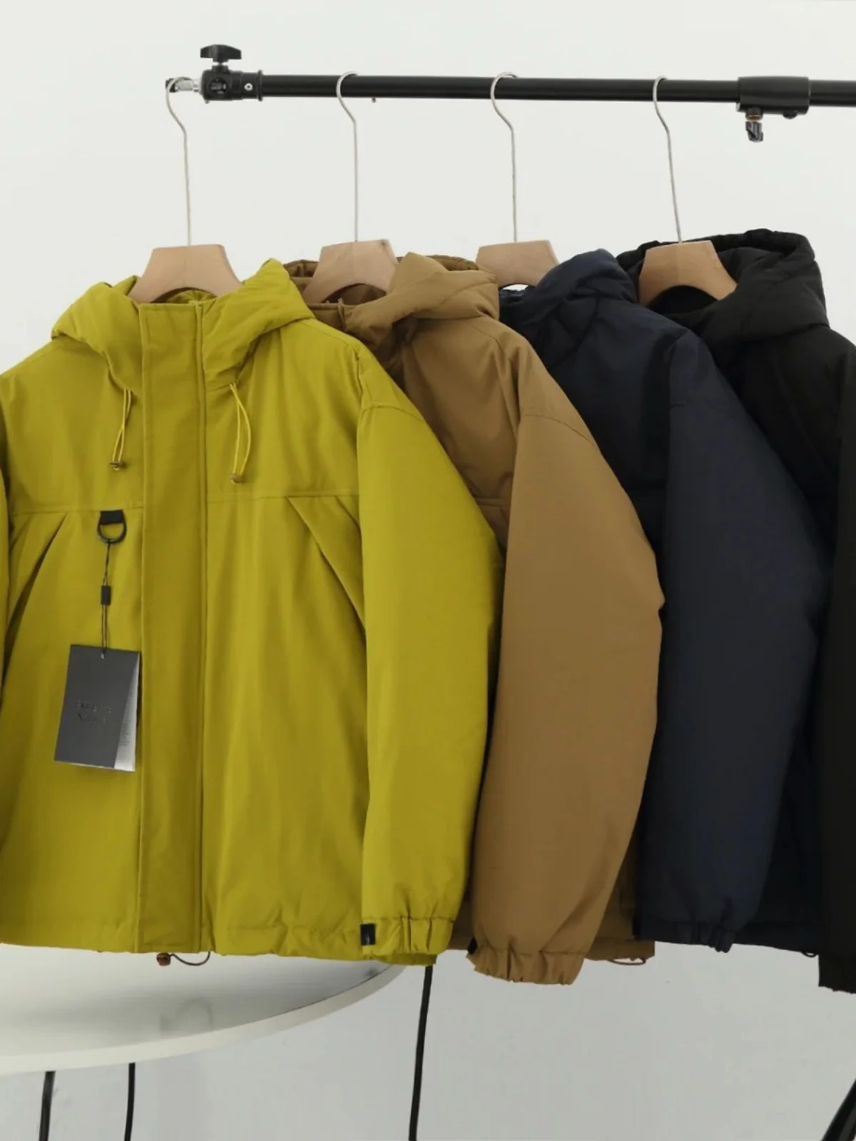 

Уличная зимняя мужская легкая хлопковая водонепроницаемая теплая повседневная хлопковая куртка с капюшоном, молодежная трендовая подставка