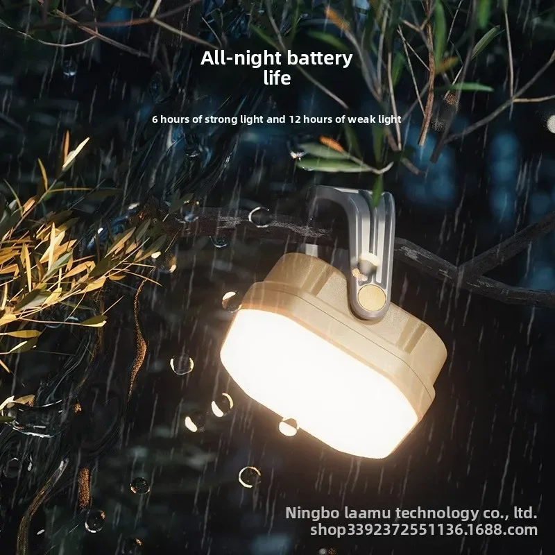 

Long-Lasting Camping Light - Rechargeable Emergency Lamp for Tent Home Power Outage Backup
