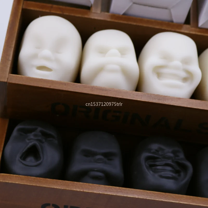 Menselijk gezicht Knijpspeeltje Menselijk gezicht Vent Ball Anti Stress Ball Stress Relief Decompressie Speelgoed voor volwassen kinderen Squishy Toy