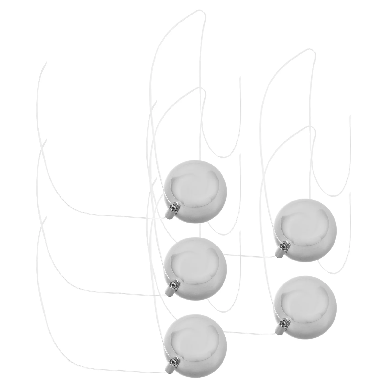 

5 Pcs Newton Ball Swing Accessories Desktop Decoration Swinging Balance Physics Toy Pendulum Balls Ornaments