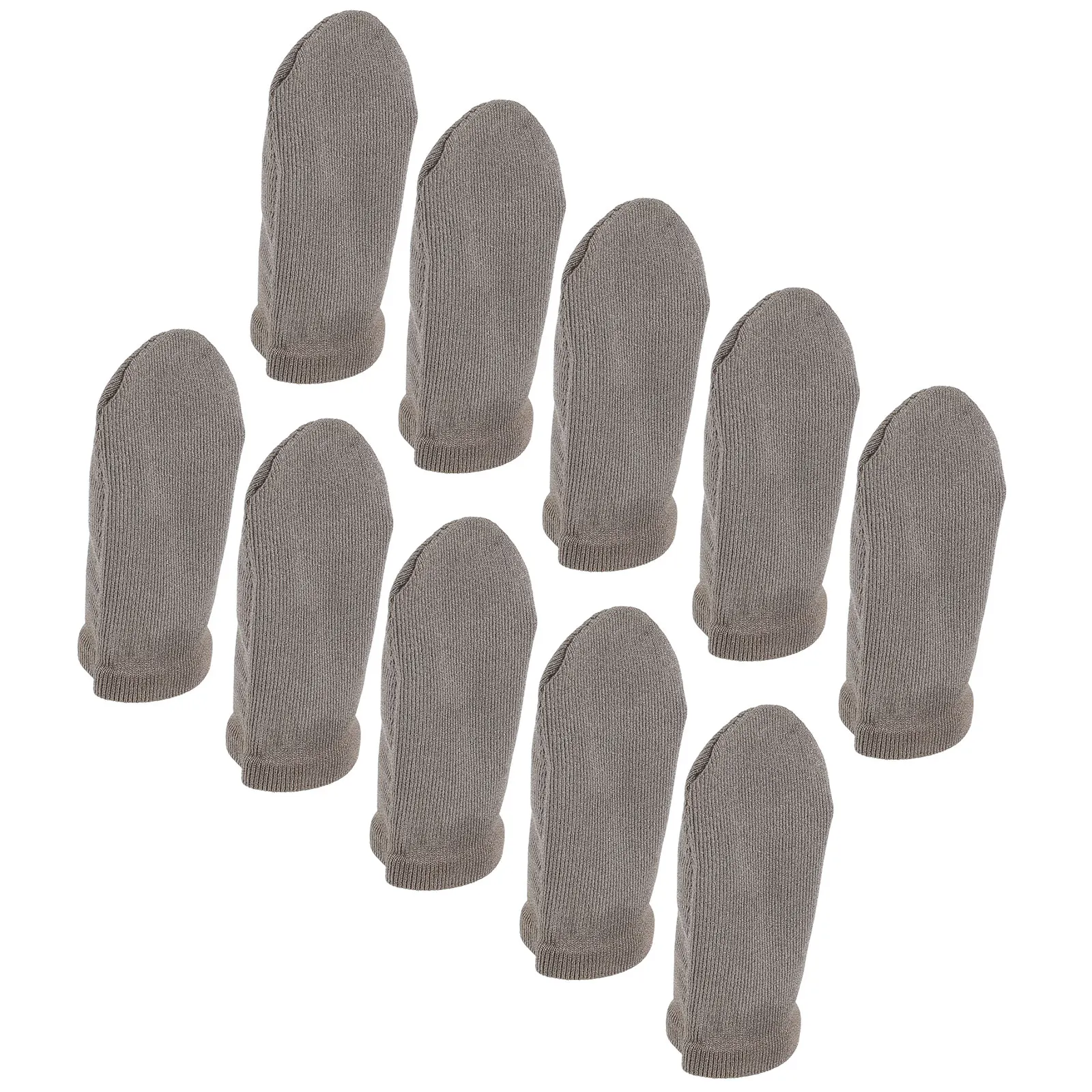 

10 Pcs Sleeve Finger Sleeves Protectors Bionic Tips Nylon Sweat-proof Gloves Man