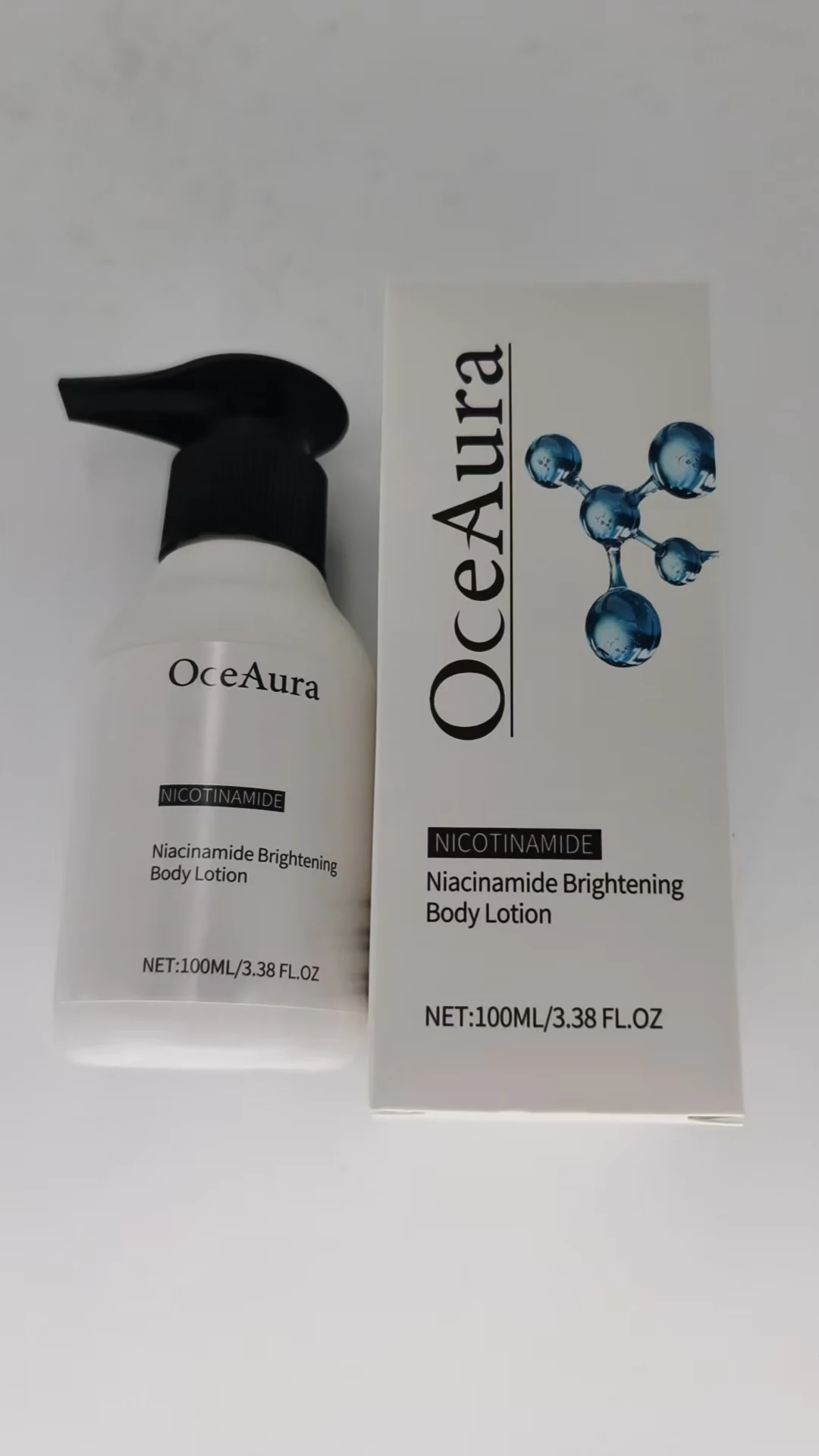 OceAura ナイアシンアミド ボディ ローション ジェントル ハイドレーティング ローション 保湿と鎮静作用のあるドライ ホーム ボディ ローション