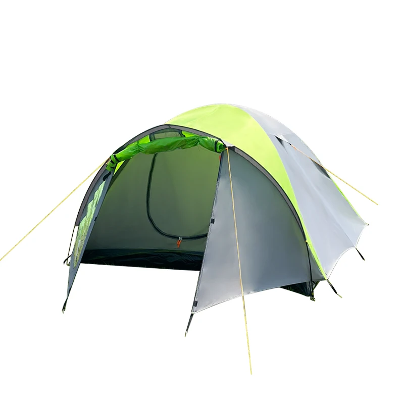 

190T Polyester Fire Prevention Anti-UV Windproof 2-3 Person Diagonal Bracing Camping Tent Outdoor Adventure Gear