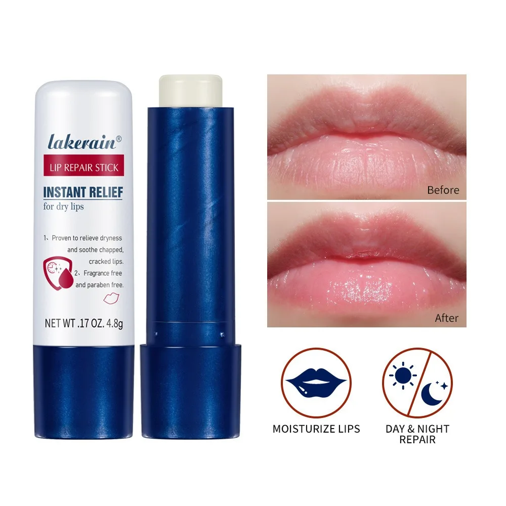 2 قطعة مجموعة بلسم الشفاه ترطيب ترطيب قناع الشفاه الرعاية اليومية مغذية للشفاه الجافة المتشققة طويلة الأمد تجديد المياه #1