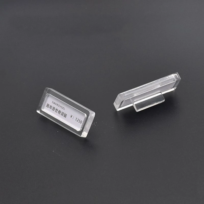 Mini Acrylic Price Tag for Commodity Small Price Lable Tool Jewelry Price Display Rack Jewelry Counter Accessories 5Pcs