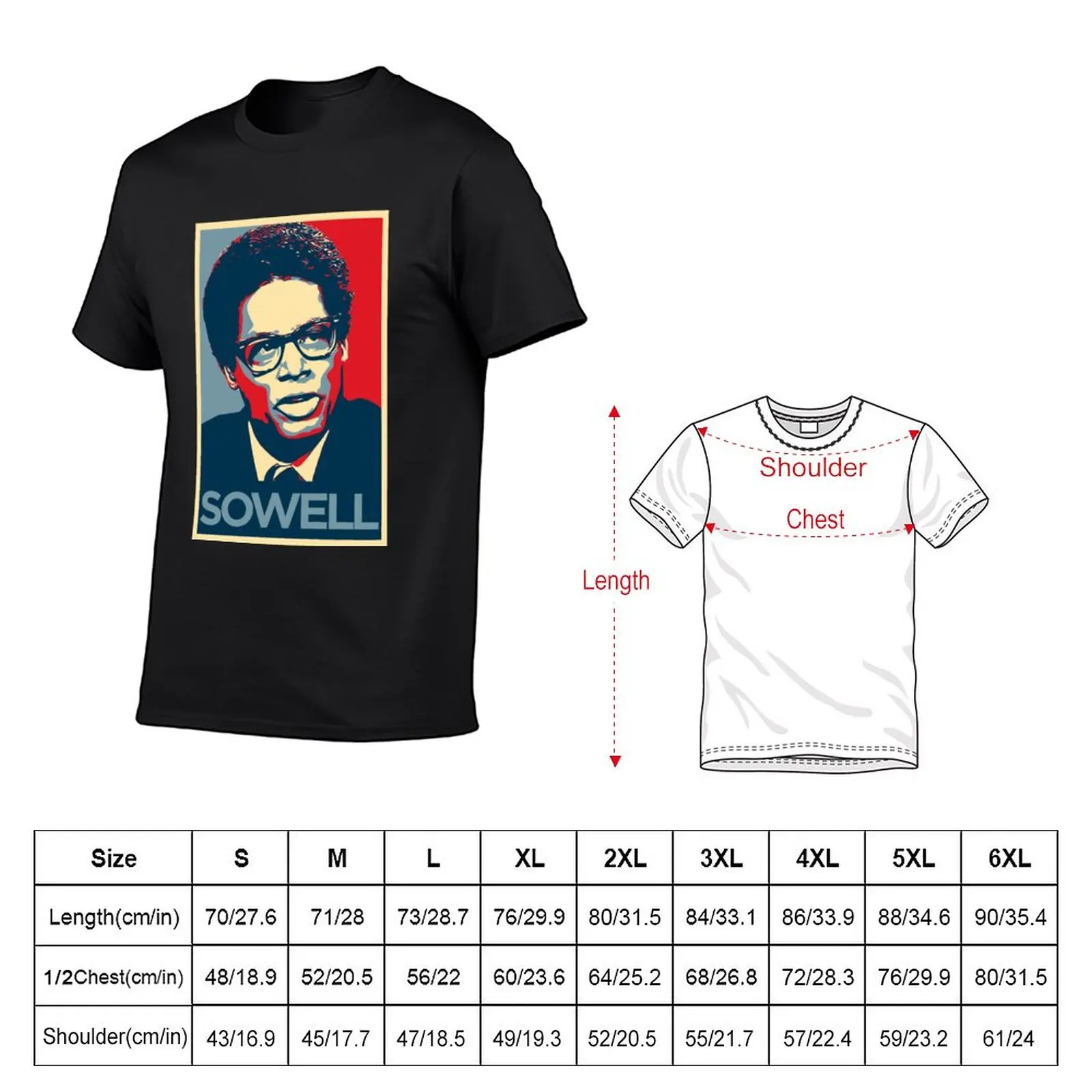 New Sowell T-Shirt T-shirt for a boy plus size tops shirts graphic tees men t shirt