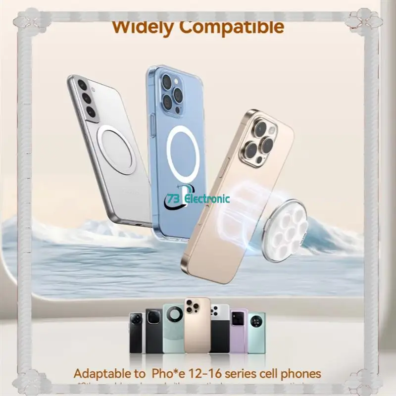 24-Hour Delivery Magnetic Suction Cup Mirror Phone Grip Stand Hands-Free Shower Holder Multifunctional Design For Iphone Android