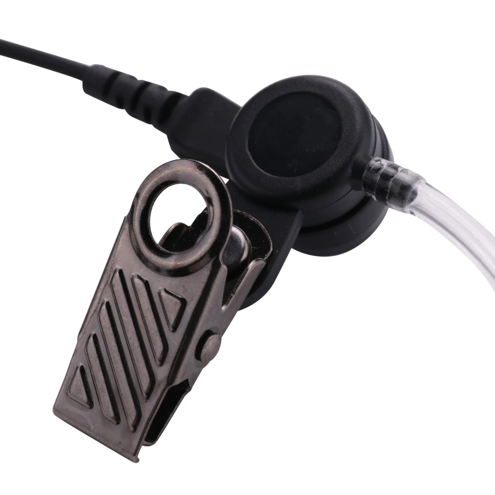 Straight Listen Only Transparent Flexible Acoustic Tube Earpiece 3.5mm Earphone headset Mono Jack for Walkie-talkie HOT