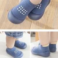 Summer New Combed Cotton Anti Slip and Breathable Children's Soft Sole Shoes Baby Walking Shoes Mesh Faced Baby Floor Socks 4