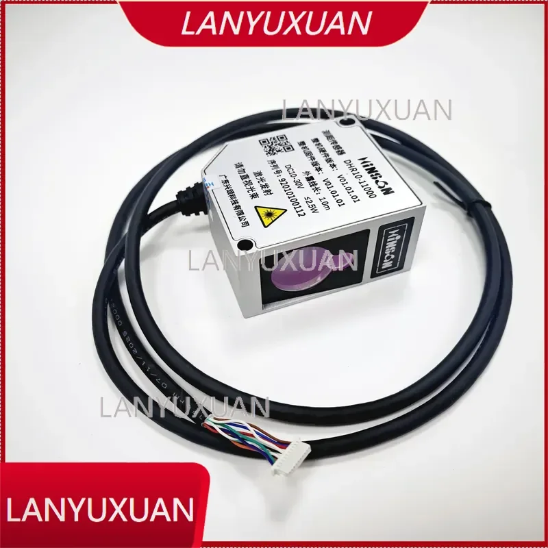 DHR30-11000 30 Meter IP65 Rated Aluminum Alloy Housing Distance Sensor SSI/CANOpen/485Modbus Communication for
