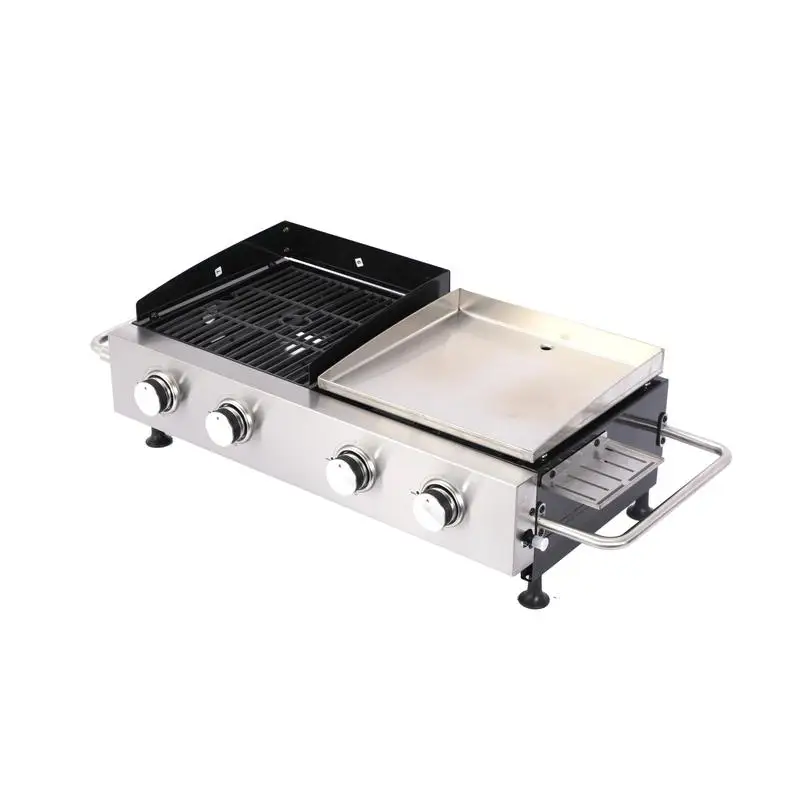 وحدة كومبو لشواية الغاز والبلانشا للطهي في الهواء الطلق #6