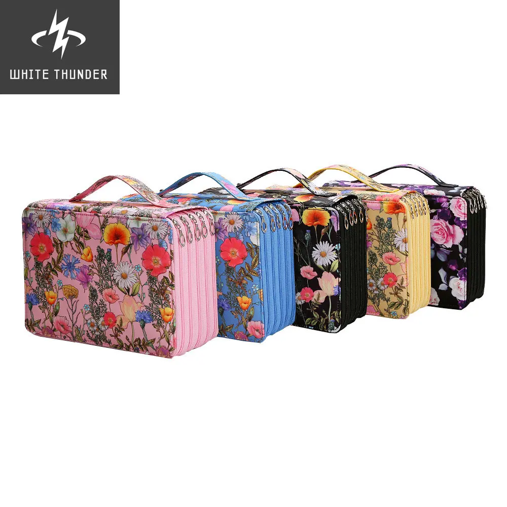 Imagem -02 - Bonito Lápis Escola Case 120 200 252 Slots Papelaria para Escritório Pencilcase Meninas Grande Capacidade Caneta Bolsa Grande Caixa Titular Suprimentos