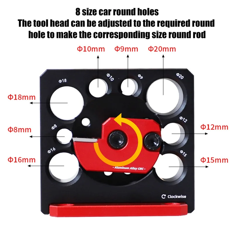 Adjustable Dowel Maker Jig 8Mm-20Mm with Carbide Blades Woodworking Electric Drill Milling Dowel Auxiliary Tool