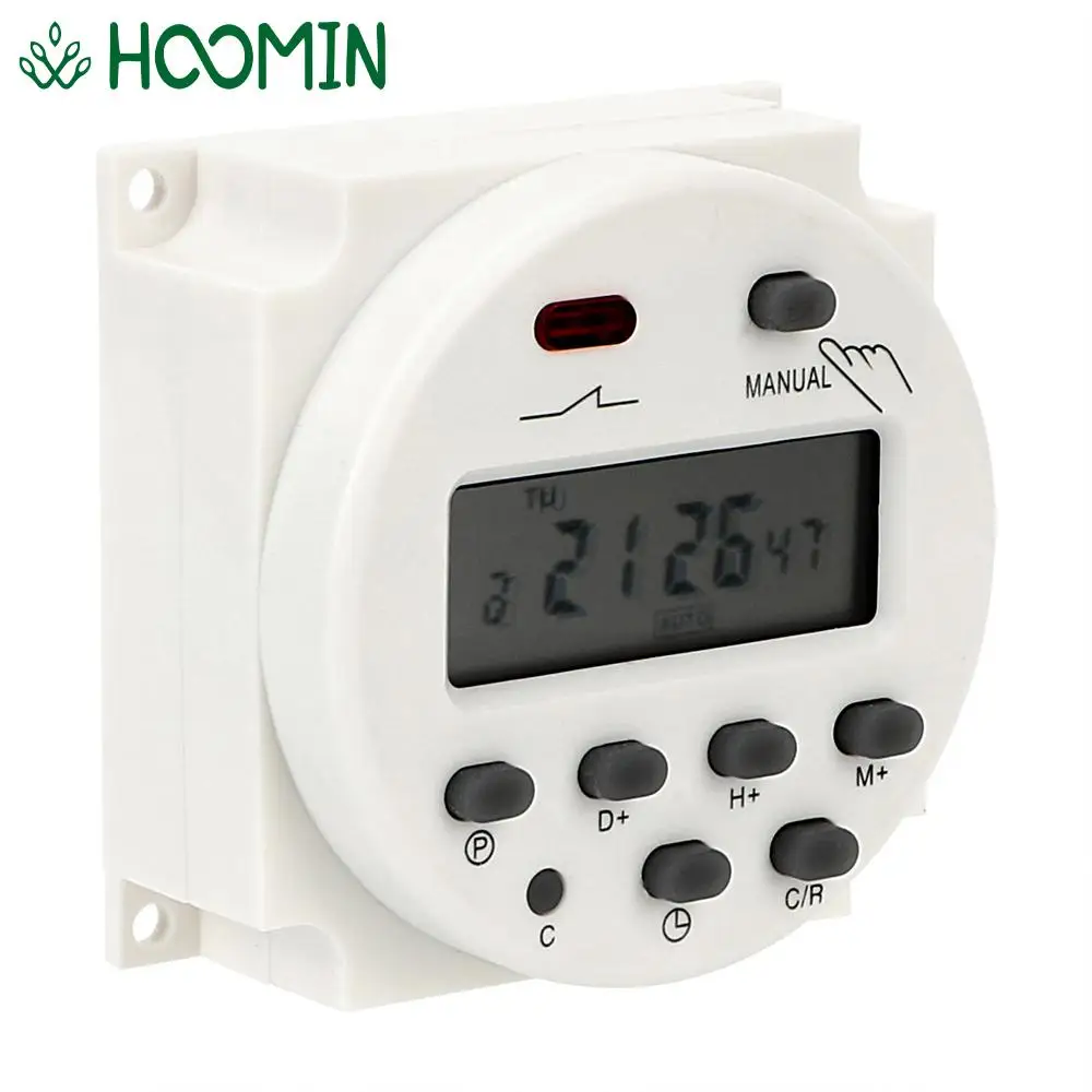 Digital LCD Electronic AC 220-250V Auto On/Off Relay Daily Weekly Programmable Timer Time Control Switch