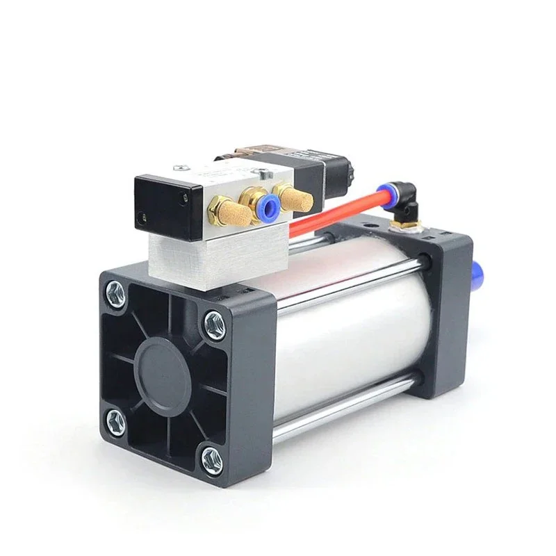 Pneumatic Standard Solenoid Valve Integrated Cylinder SCF Series Bore 100mm Stroke 25-1000mm Air Cylinders Set Dust Elimination