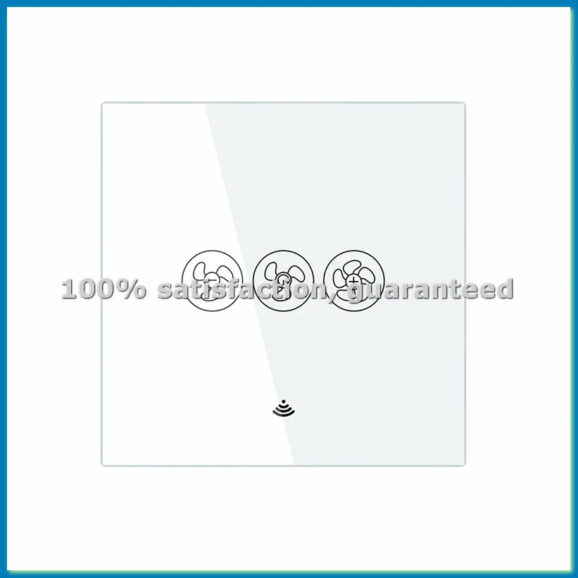 

Умный настенный выключатель для потолочного вентилятора с Wi-Fi, управление через приложение Smart Life/Tuya, регулировка скорости, для дома (ЕС)-A10G