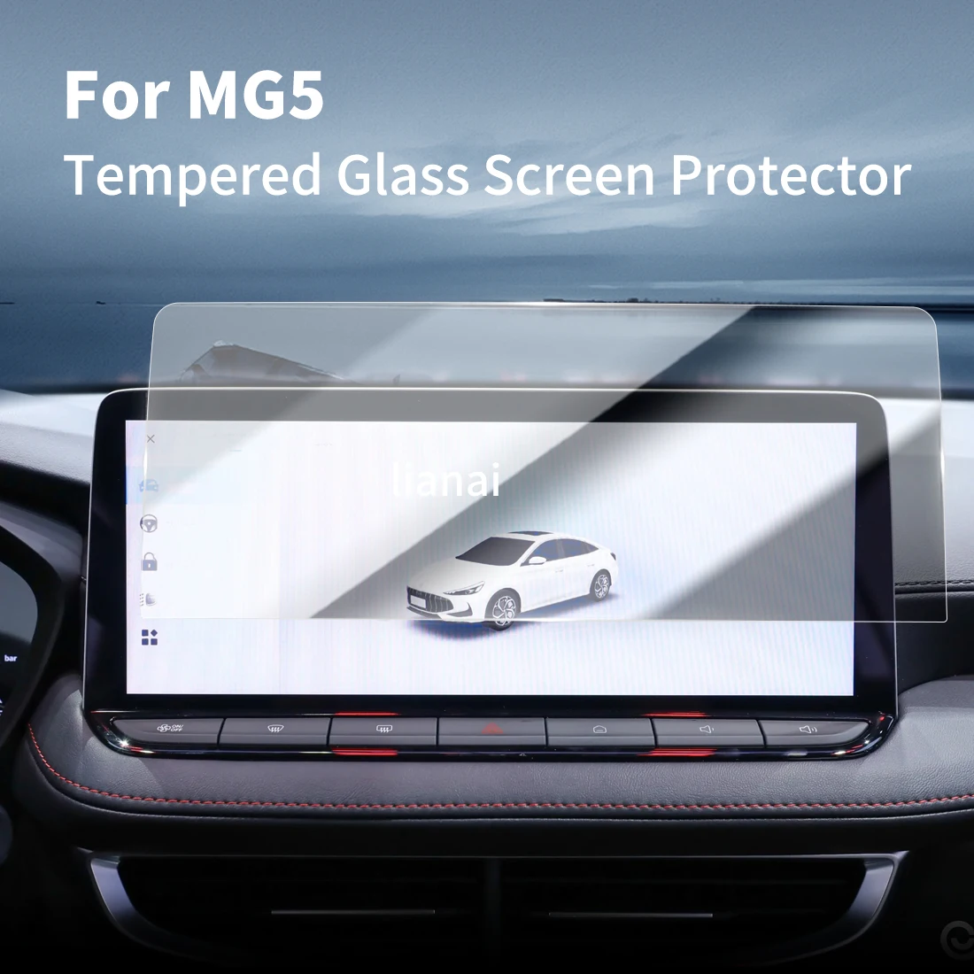 Carplay Screen Protector Tempered Glass Protective Film Navigator Protection Auto Car Stickers Accessories For 25 Noble Lord MG5