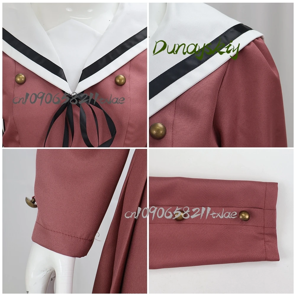 Waguri Kaoruko 향기로운 꽃이 피어납니다 애니메이션 위엄 코스프레 의상 가발 JK 교복 카와이 귀여운 파티 할로윈 Cos ‌