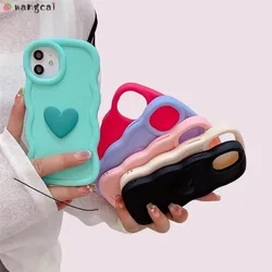 For Tecno Camon 30 20 19 Pro 18 P 18T 18P Premier 16s 15 Air 12 Phone Case Love Heart Macaron Candy Simple Silicone Cover