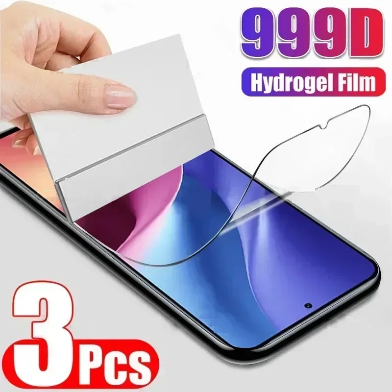 3PCS Screen Protector Hydrogel Film For Motorola Moto Edge 40 30 Neo 20 Fusion Pro Lite 2021 Clear Protective Film