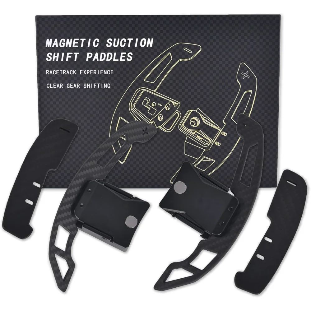 

Магнитный рычаг переключения передач на руле для Ford Mustang 2015-2022, удлинитель весла из углеродного волокна, аксессуары для украшения интерьера