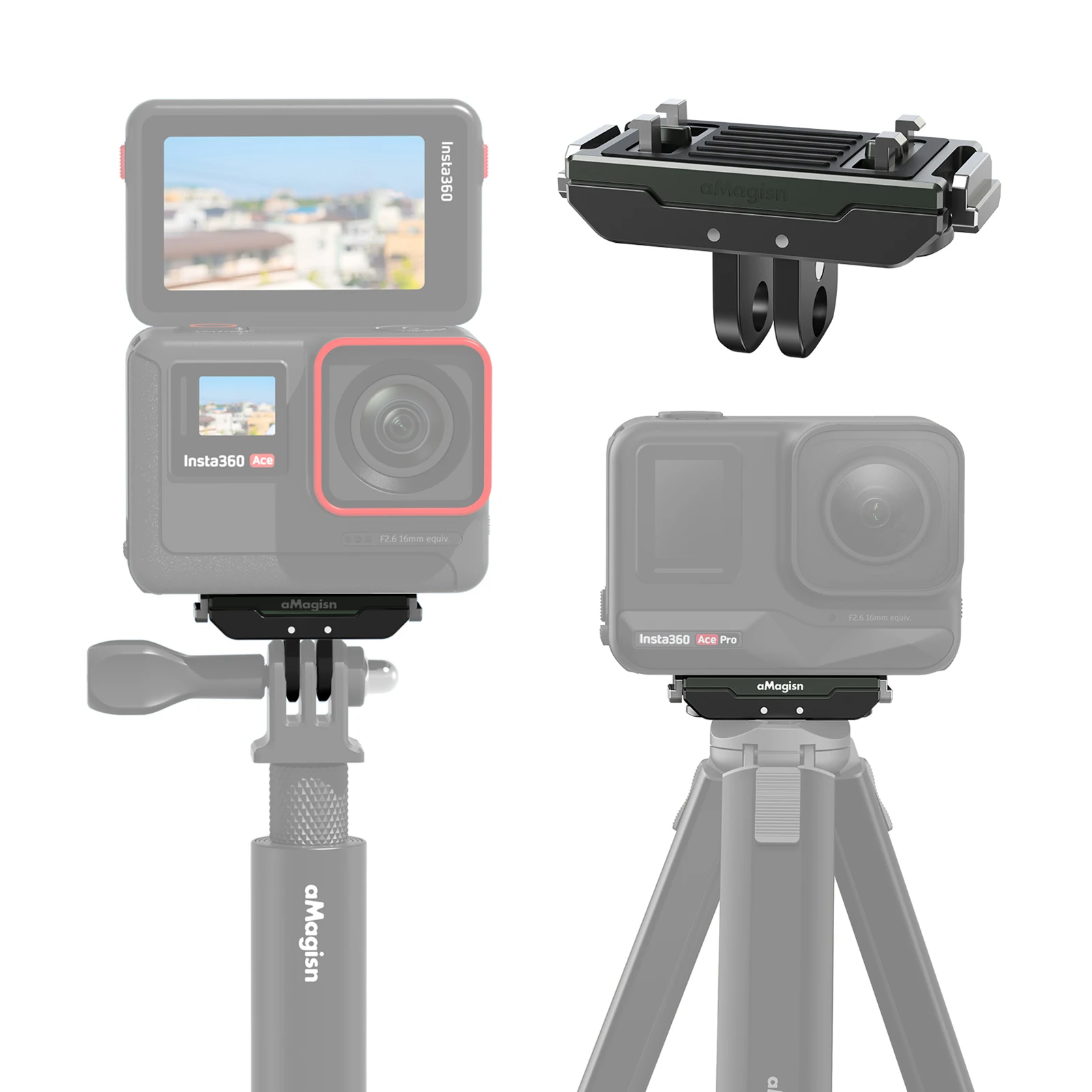 Insta360 ACE PRO 2のネジ穴対応マグネットクイックリリースマウントを実際に使ってみた結果