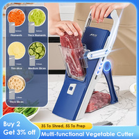 Vegetable Cutter Potato French Fries Graters Manual Shredder Kitchen Accessories Gadget Multifunctional Vegetable Slicer Chopper