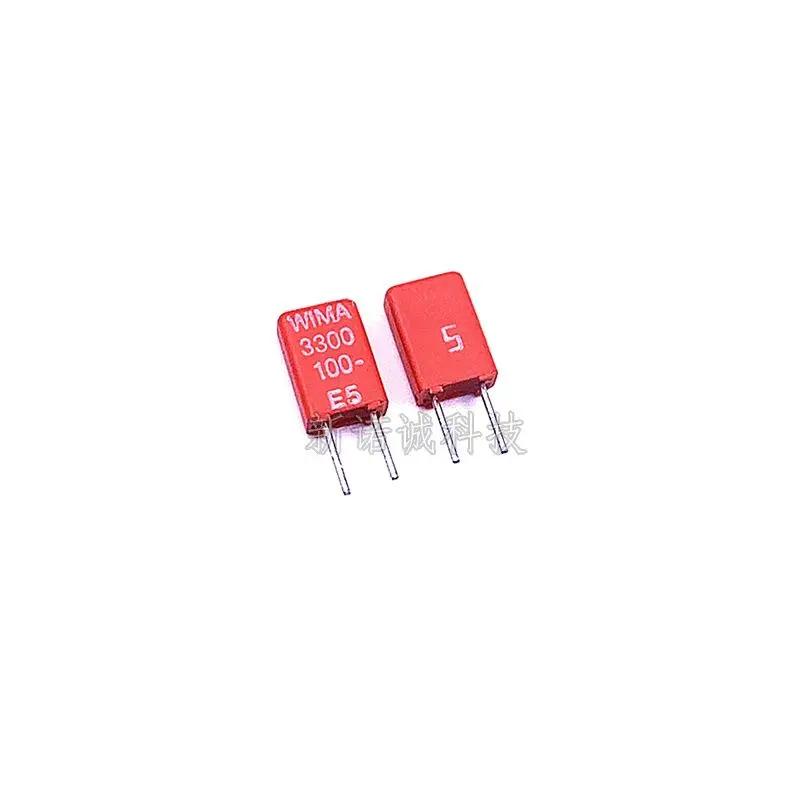 

10pcs/Germany Weimar WIMA Capacitor 100V 332 0.0033UF 100V 3300PF FKP02 Foot Distance 2.5