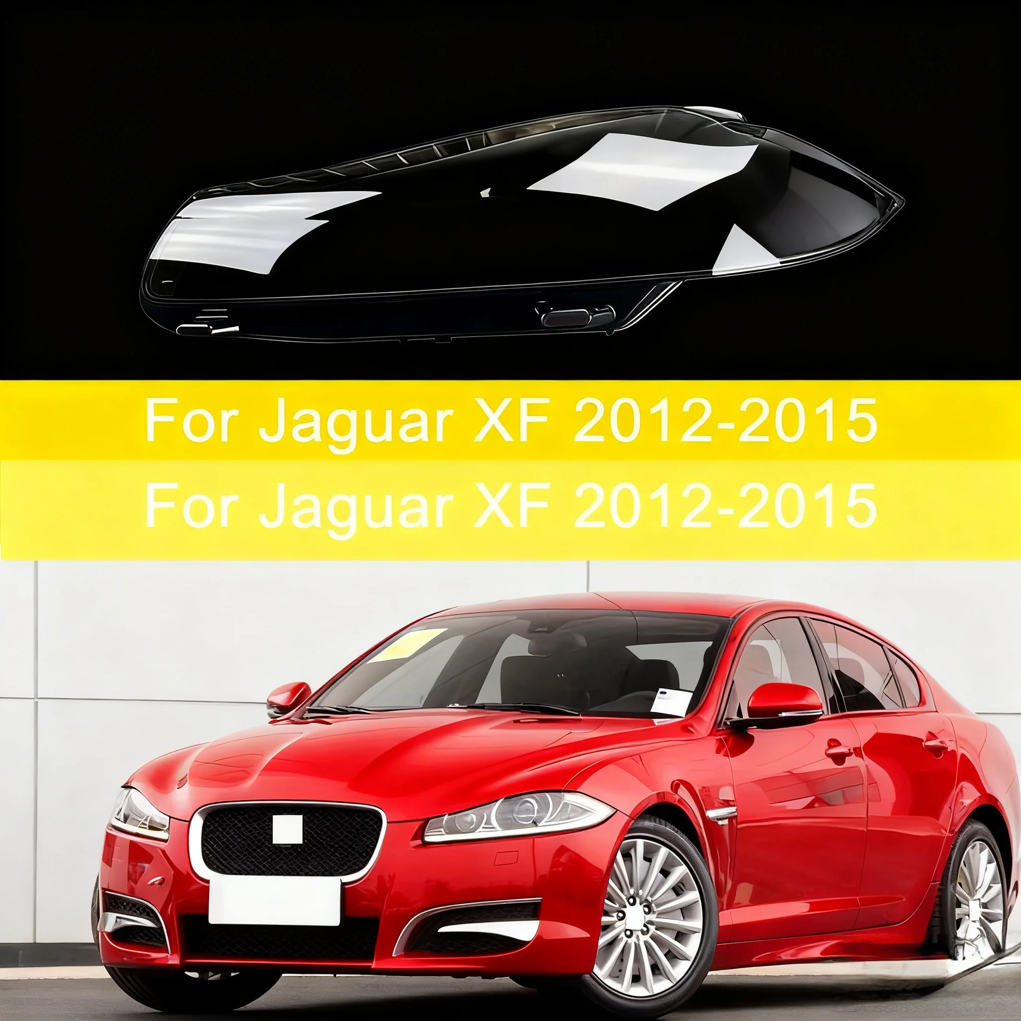 

Car Front Headlight Glass Masks Headlamp Transparent Lampshade Lamp Shell Auto Lens Cover For Jaguar XF XFL 2012 2013 2014 2015