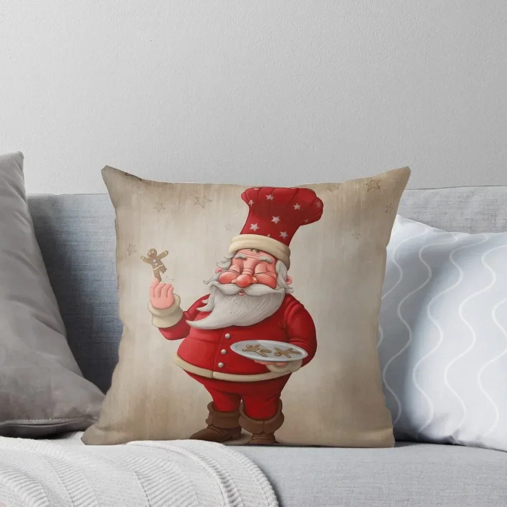 Santa Claus pastry cook Throw Pillow Luxury Pillow Cover Sofa Cushions Covers pillow